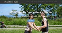 Desktop Screenshot of danceworksstudio.com